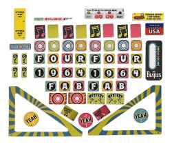 The Beatles Full Playfield Decal Set